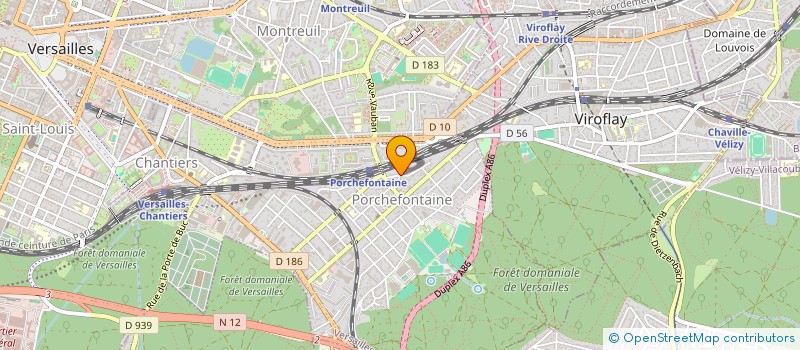 localisation de l'entreprise POPI à VERSAILLES