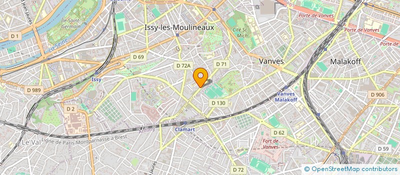 localisation de l'entreprise POPI & BABOO à ISSY-LES-MOULINEAUX