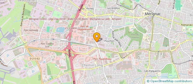 localisation de l'entreprise POPI S MERIGNAC à MERIGNAC