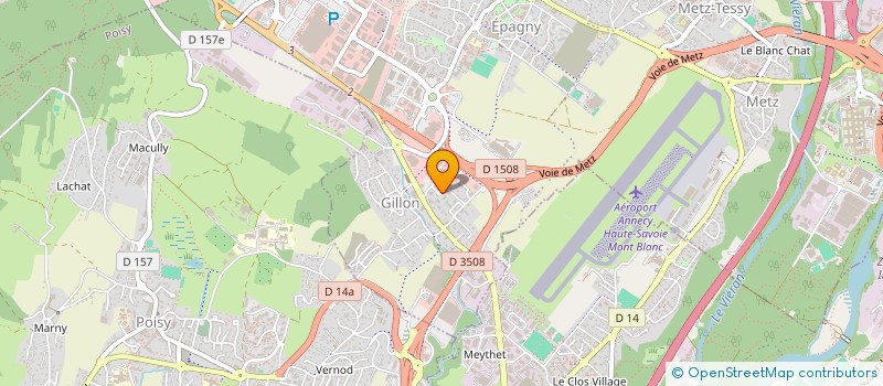 localisation de l'entreprise POPIC à EPAGNY METZ-TESSY