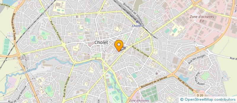 localisation de l'entreprise POPINE à CHOLET