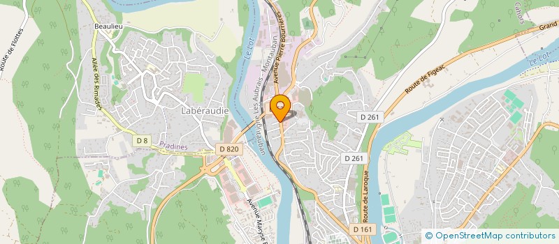 localisation de l'entreprise POPITA  CAHORS