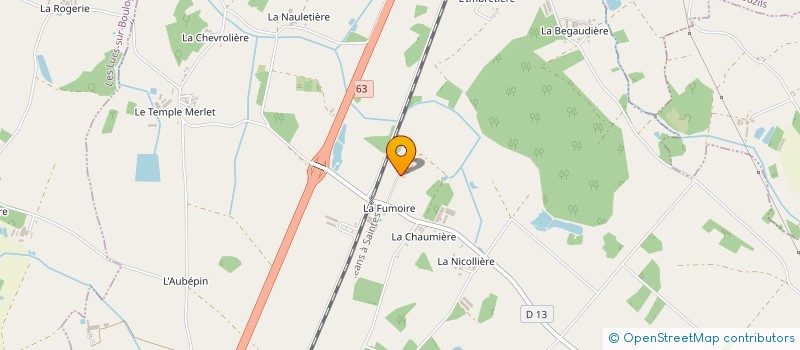 localisation de l'entreprise POPLARS BARN  SAINT-DENIS-LA-CHEVASSE