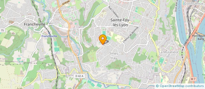 localisation de l'entreprise POPLARS STREET  SAINTE-FOY-LES-LYON