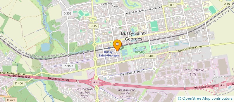 localisation de l'entreprise POPO  BUSSY-SAINT-GEORGES