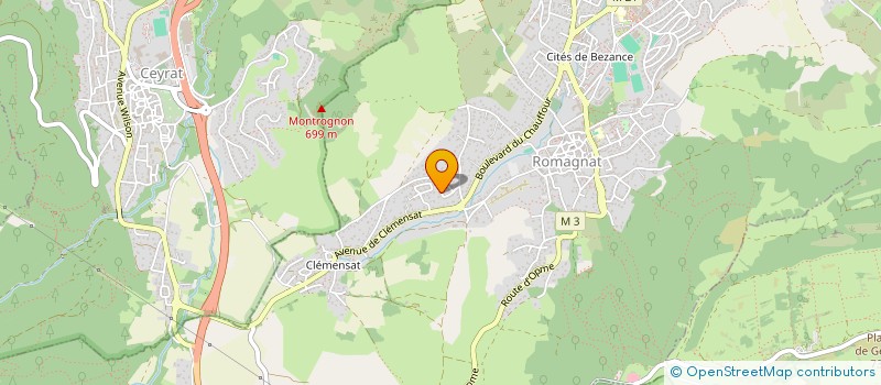 localisation de l'entreprise POPO  ROMAGNAT