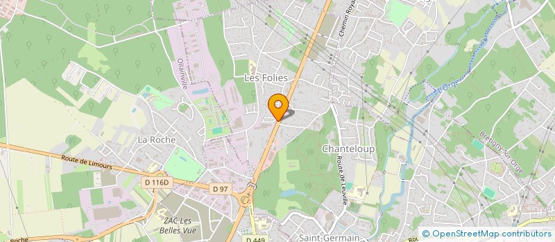 localisation de l'entreprise POPOT à SAINT-GERMAIN-LES-ARPAJON