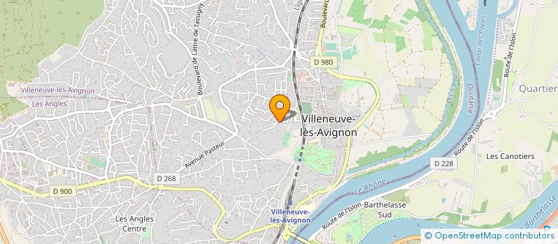 localisation de l'entreprise POPOTAME  VILLENEUVE-LES-AVIGNON