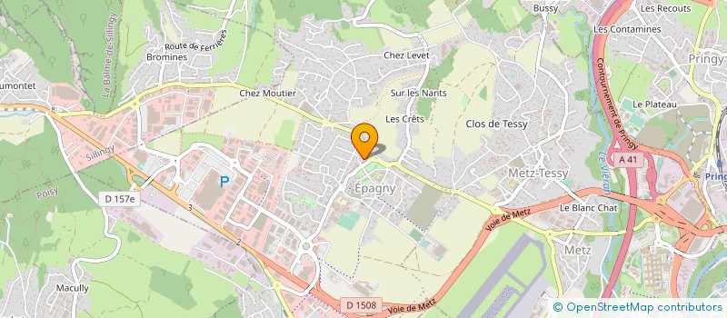 localisation de l'entreprise POPOTE MINUTE à EPAGNY METZ-TESSY