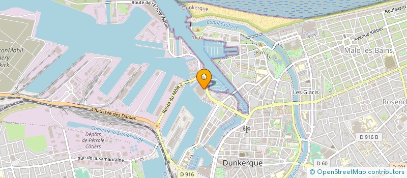 localisation de l'entreprise POPOTE VEDETTE GARDES-COTES NORDET à DUNKERQUE