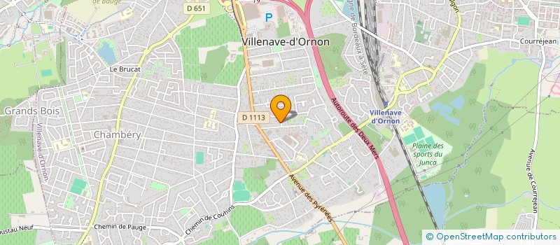 localisation de l'entreprise POPOTES ET PARTAGES & CIE  VILLENAVE-D'ORNON