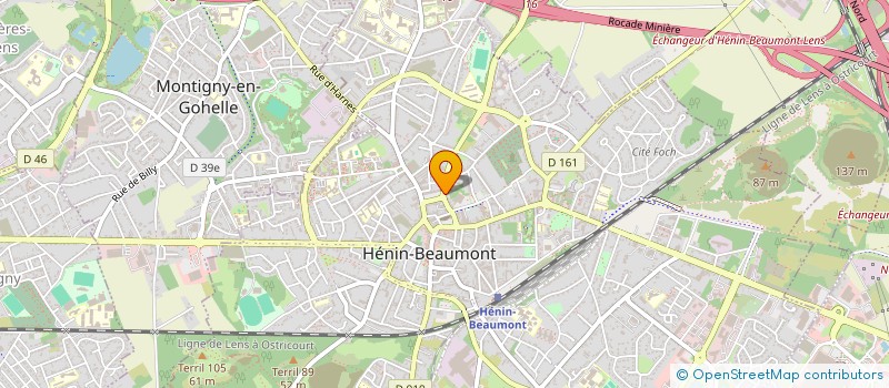 localisation de l'entreprise POPPEK à HENIN-BEAUMONT