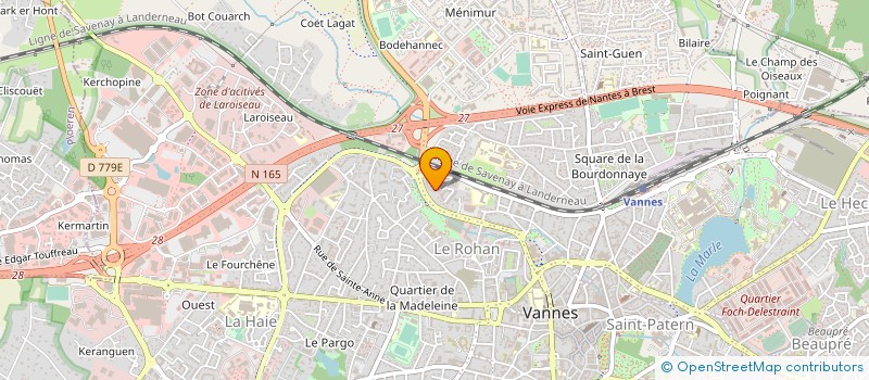 localisation de l'entreprise POPPIES à VANNES