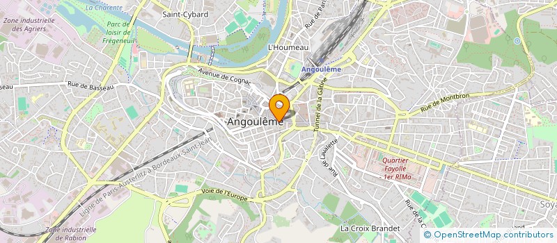 localisation de l'entreprise POPPING à ANGOULEME