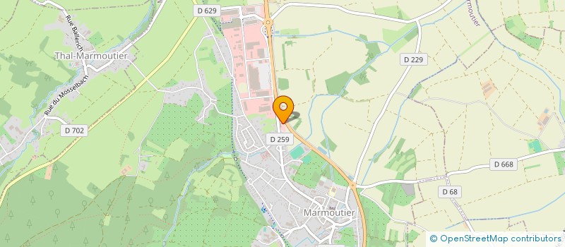 localisation de l'entreprise POPPINS  MARMOUTIER