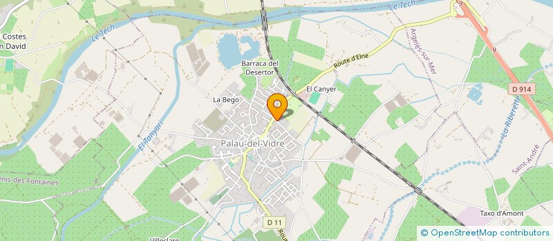 localisation de l'entreprise POPPODUM  PALAU-DEL-VIDRE