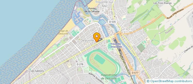 localisation de l'entreprise POPPY  DEAUVILLE