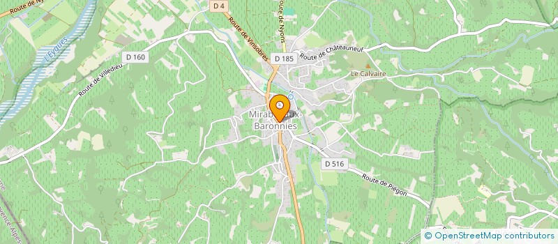 localisation de l'entreprise POPPY  MIRABEL-AUX-BARONNIES