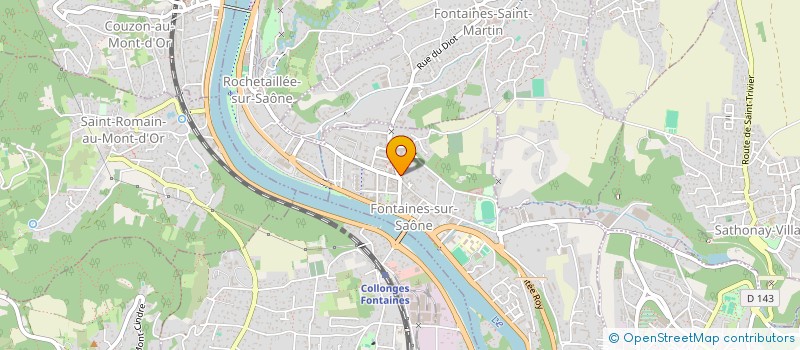 localisation de l'entreprise POPPY GREEN à FONTAINES-SUR-SAONE