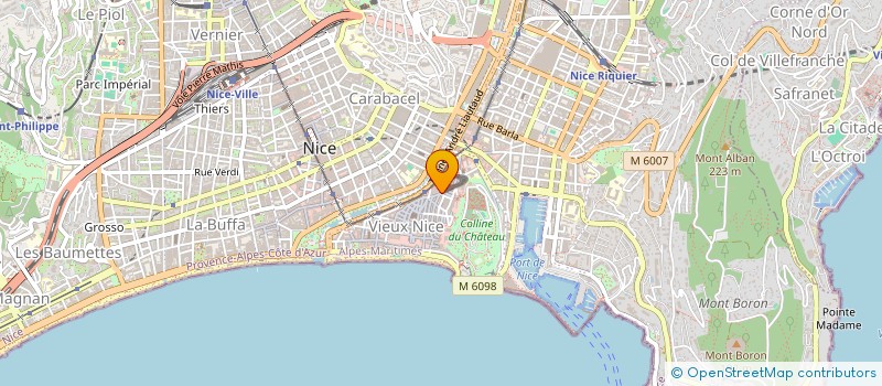 localisation de l'entreprise POPPY'ICE  NICE