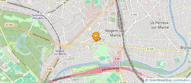 localisation de l'entreprise POPRITZ  NOGENT-SUR-MARNE