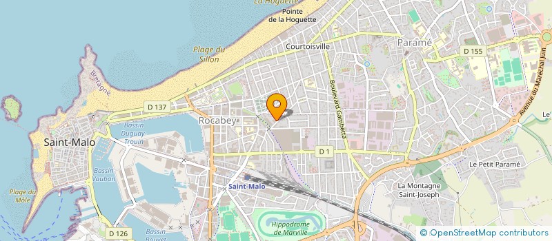 localisation de l'entreprise POPS  SAINT-MALO