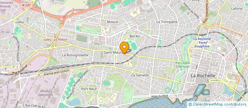 localisation de l'entreprise POPS  LA ROCHELLE