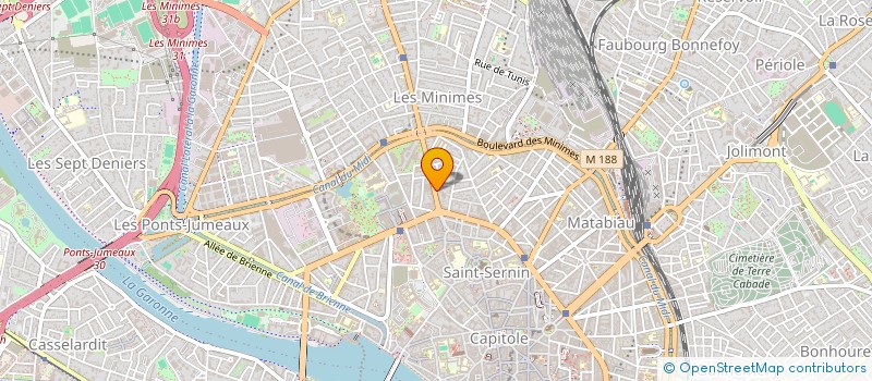 localisation de l'entreprise POPSICOM à TOULOUSE