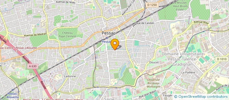 localisation de l'entreprise POPSY à PESSAC