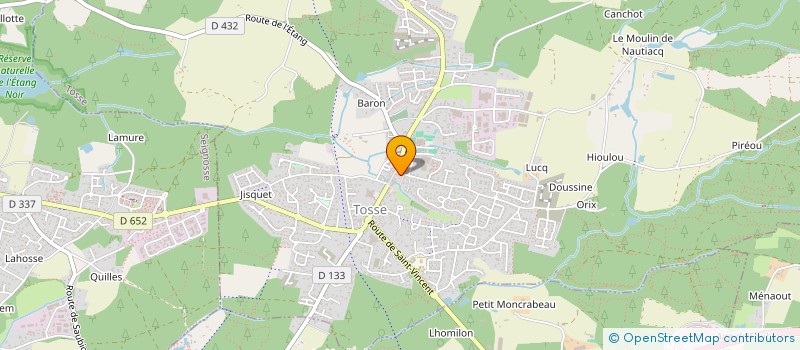 localisation de l'entreprise POPUL HAIR  TOSSE