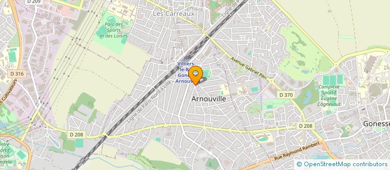 localisation de l'entreprise POPULAIRE CONSTRUCTION  ARNOUVILLE