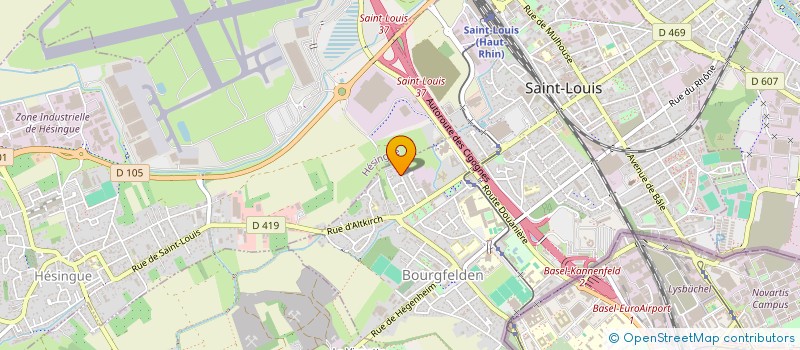 localisation de l'entreprise POPULI KAPROSAE  SAINT-LOUIS