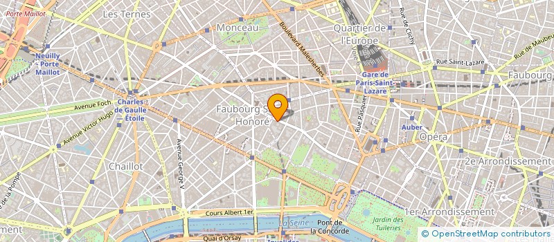 localisation de l'entreprise POPULUS ALBA à PARIS