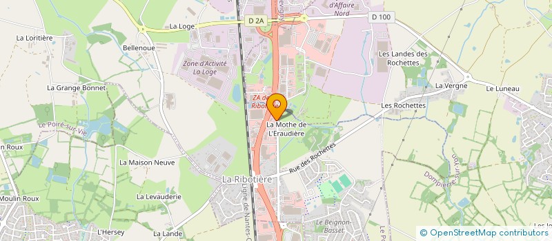 localisation de l'entreprise POPXL à LE POIRE-SUR-VIE