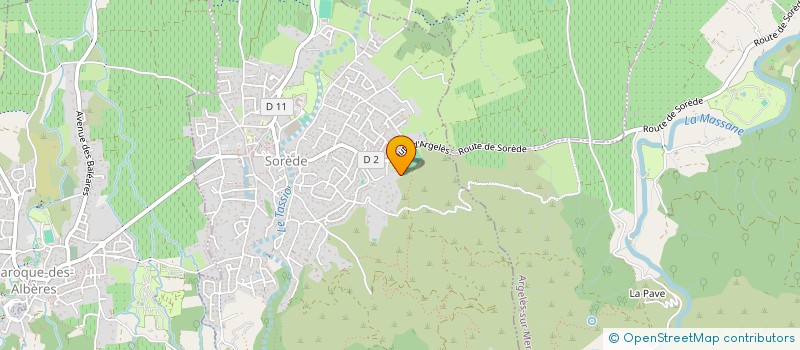 localisation de l'entreprise POPY  SOREDE