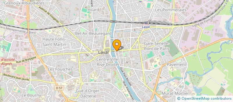localisation de l'entreprise POPYMA à LAVAL