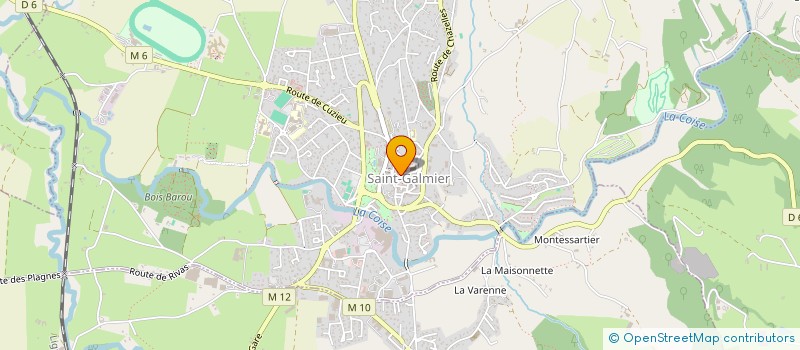 localisation de l'entreprise POPYSMOKE  SAINT-GALMIER