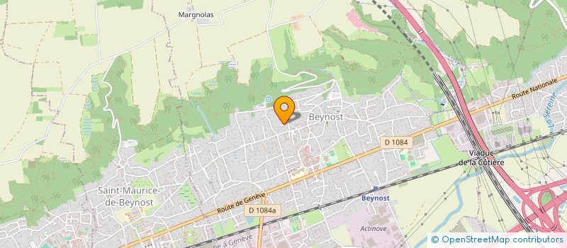 localisation de l'entreprise POQUELIM à BEYNOST