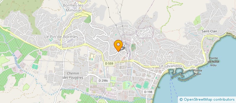 localisation de l'entreprise PORA à BORMES-LES-MIMOSAS