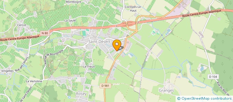 localisation de l'entreprise PORA PORA  SAINT-DESERT