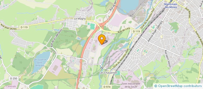 localisation de l'entreprise PORC 71 à MONTCEAU-LES-MINES