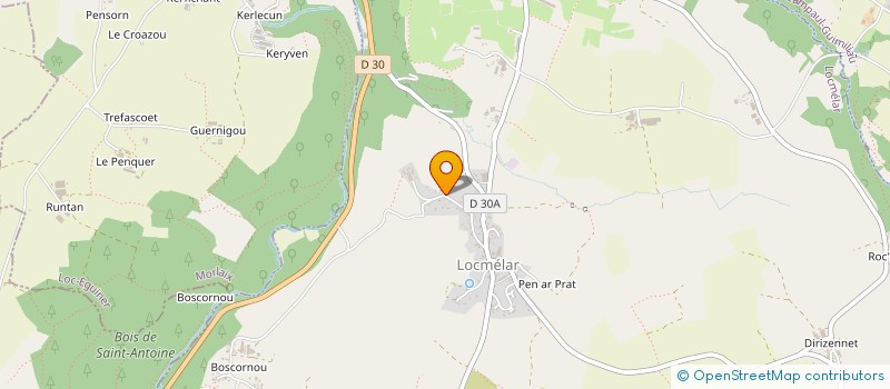 localisation de l'entreprise PORC BIO  SAINT-SAUVEUR