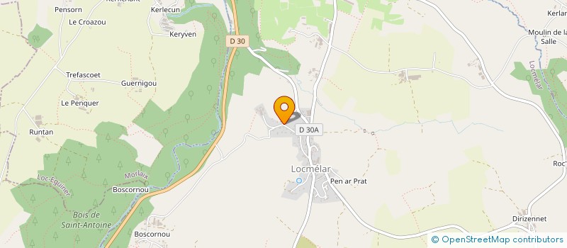 localisation de l'entreprise PORC BIO - SAINT SAUVEUR  SAINT-SAUVEUR