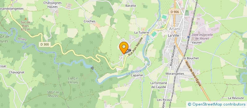 localisation de l'entreprise PORC'QUOI PAS ?  ARLANC