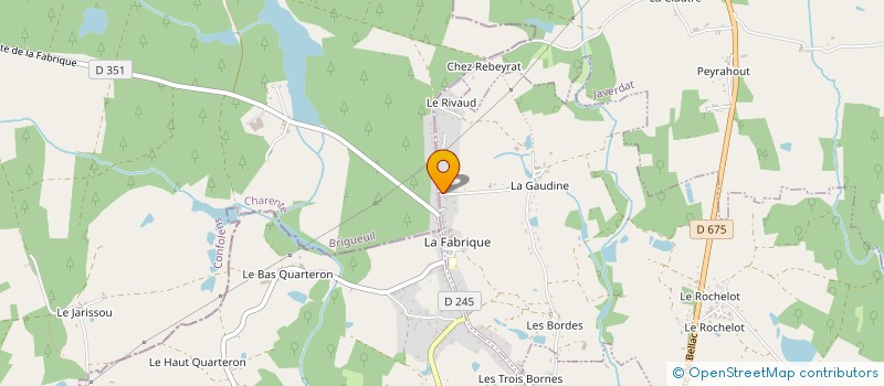 localisation de l'entreprise PORCELAINES DE LA FABRIQUE à SAINT-BRICE-SUR-VIENNE