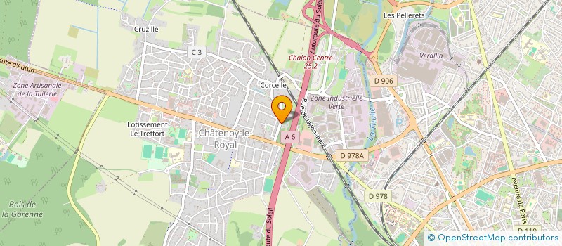 localisation de l'entreprise PORCELAINOR SOC  CHATENOY-LE-ROYAL