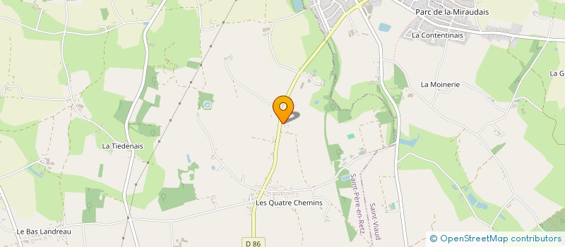 localisation de l'entreprise PORCERES  SAINT-VIAUD