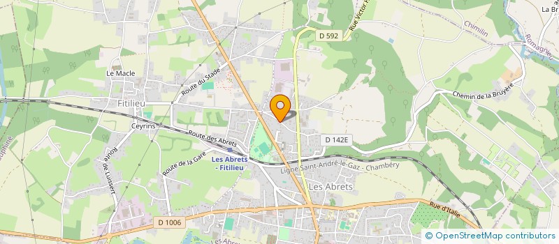 localisation de l'entreprise PORCHER NETRIN  LES ABRETS-EN-DAUPHINE