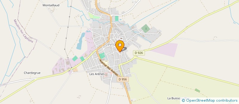 localisation de l'entreprise PORCHERON à LEVROUX