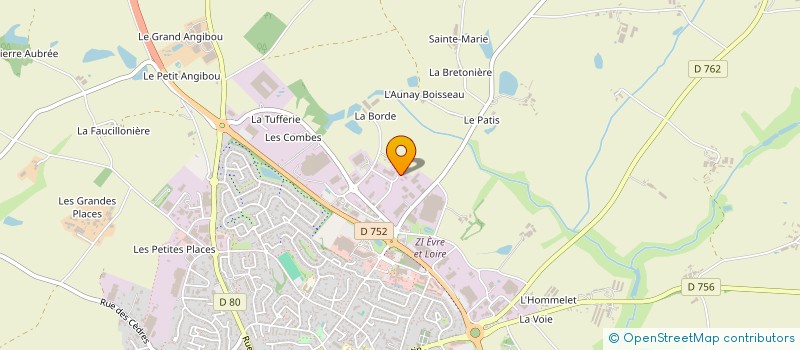 localisation de l'entreprise PORCI ELEVAGE à BEAUPREAU-EN-MAUGES